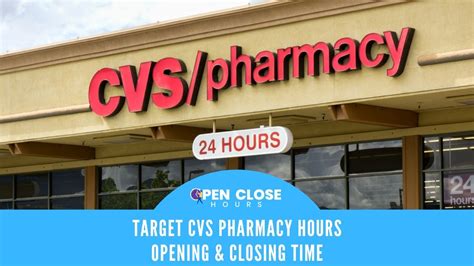 Set as myCVS. . Target cvs pharmacy hours